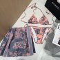 Dior swimsuit three piece set, the actual product is really beautiful! Can't capture it