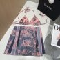 Dior swimsuit three piece set, the actual product is really beautiful! Can't capture it