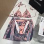 Dior swimsuit three piece set, the actual product is really beautiful! Can't capture it