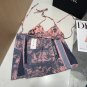 Dior swimsuit three piece set, the actual product is really beautiful! Can't capture it