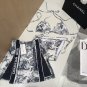 Dior swimsuit three piece set, the actual product is really beautiful! Can't capture it_853