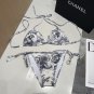 Dior swimsuit three piece set, the actual product is really beautiful! Can't capture it_853
