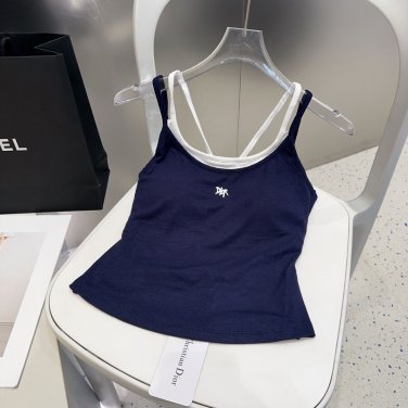 Dior tank top with built-in coaster, super explosive when worn alone with a jacketOne siz_780