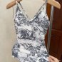 Dior's new classic animal jungle Ruyi print cross backless one-piece swimsuit (with ch