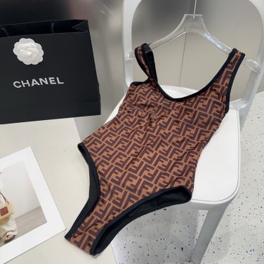 Fendi swimsuits are a must-have for fashionistas. Super body shape! SML_932
