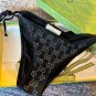 Gucci new diamond bikini swimsuit~letter printed tank top with diamond decoration bra underwear+t