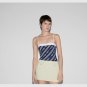Gucci's new backless color blocked one-piece swimsuit is a simple and atmospheric swimsuit suitab
