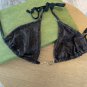 Gucci's new sexy mesh bikini swimsuit~Mesh lace camisole vest chain bra underwear (without breast
