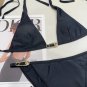 htyVersace swimsuit, slim and beautiful on top! Wearing very stylish SML