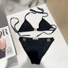 Luoyiwei's new bikini split swimsuit set in black SML