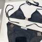 Luoyiwei's new bikini split swimsuit set in black SML