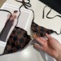 Luoyiwei's new bikini split swimsuit set in black SML_627