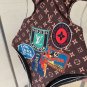 LV swimsuit, slim and beautiful upper body! Wearing very stylish SML_697