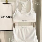 miumiu new split swimsuit, knitted fabric, fashionable and trendy. Suitable for swimsuits in vari