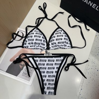 Miumiu swimsuit is a must-have for fashionistas. Super body shape! SML