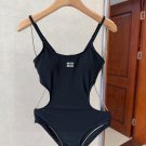Miumiu swimsuit, a must-have for fashionable trendsetters! The actual product looks sup