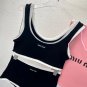 Miumiu's new socialite style split swimsuit (without chest cushion) is suitable for swimsuits in_701