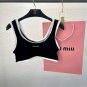 Miumiu's new socialite style split swimsuit (without chest cushion) is suitable for swimsuits in_701