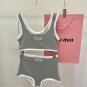 Miumiu's new socialite style split swimsuit (without chest cushion) is suitable for swimsuits in_702