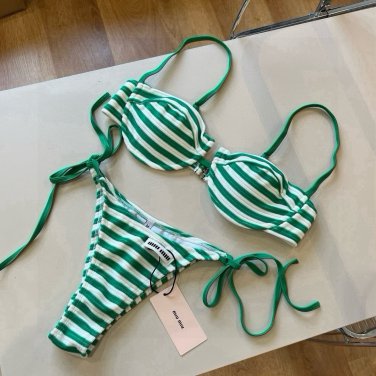 Miumiu's new split bikini set, S M L XL_958