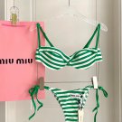 miumiu's new split bikini velvet fabric is suitable for swimsuits in various scenarios ♀ Beach