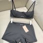 miumiu's new split swimsuit with steel support and knitted fabric is a fashionable and trendy sty