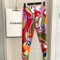 PUCCI new high stretch fitness long yoga suit sports set~small vest Slimming and lifting buttock