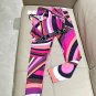 PUCCI new high stretch fitness long yoga suit sports set~small vest Slimming and lifting buttock_194