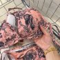 tyDior's new classic animal jungle Ruyi print cross backless one-piece swimsuit (with ches