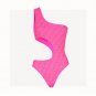 tyFend  new double F-letter printed waist hollow exposed waist small sexy slanted shoulde