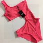 tyFend  new double F-letter printed waist hollow exposed waist small sexy slanted shoulde