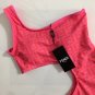 tyFend new double F-letter printed waist hollow exposed waist small sexy slanted shoulde_433