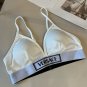 Versac  New Ribbon Bikini Split Swimsuit Set Black and White SML_458