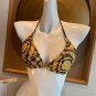 Versace new bikini split swimsuit set with printed camisole underwear+triangle underwear S M L Xl
