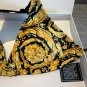 Versace new bikini split swimsuit set with printed camisole underwear+triangle underwear S M L Xl