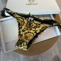 Versace new bikini split swimsuit set with printed camisole underwear+triangle underwear S M L Xl