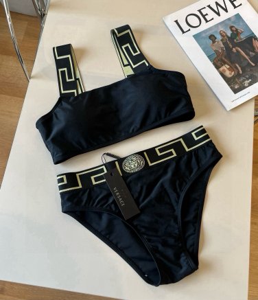 Versace's new split swimsuit is suitable for swimsuits in various scenarios &acirc;�� Beach swimmin