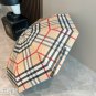 Burberry Classic Grid Five Fold Manual Folding Sunny Umbrella with Imported UV Protecti_819