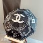 CHANEL % manual folding umbrella with UV protection fabric imported from Taiwan, orig_3346