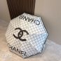 CHANEL % manual folding umbrella with UV protection fabric imported from Taiwan, orig_3893