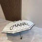 CHANEL % manual folding umbrella with UV protection fabric imported from Taiwan, orig_3893