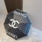 CHANEL % manual folding umbrella with UV protection fabric imported from Taiwan, orig_3894
