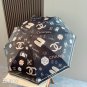 CHANEL % manual folding umbrella with UV protection fabric imported from Taiwan, orig_5558