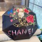 CHANEL % manual folding umbrella with UV protection fabric imported from Taiwan, orig_5936
