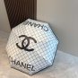 CHANEL Chanel Triple Fold Automatic Folding Umbrella Fashion Original OEM Quality Exqui_3898