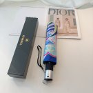 CHANEL Chanel with light, alarm, three fold automatic folding umbrella, fashionable ori