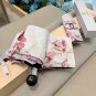 CHANEL lollipop triple fold automatic folding umbrella, made of imported UV resistant u