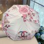 CHANEL lollipop triple fold automatic folding umbrella, made of imported UV resistant u