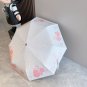 CHANEL rose head handle, three fold automatic folding umbrella, blocks 99% of direct UV_1487