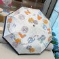 CHANEL rose head handle, three fold automatic folding umbrella, blocks 99% of direct UV_1906